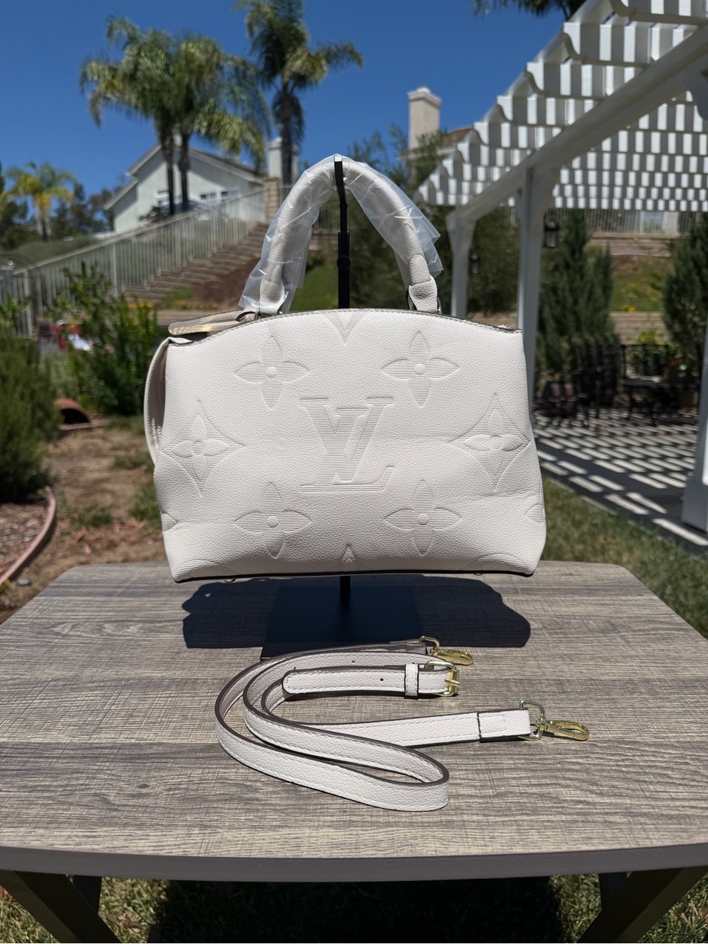 NEW LV Print Empreinte CreamMonogram Palais bag - Picture 3 of 12